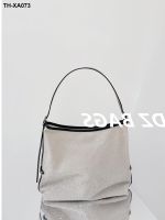 Female stars and silver gilding gradient diamond bag 2022 new light luxury set auger one shoulder bucket tote