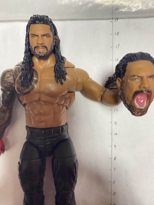 WWE wrestler Roman Lei Ensi Roman Reigns Mattel's new version of ue ...