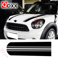 Hood Decal Bonnet Racing Stripes ฝาครอบเครื่องยนต์ไวนิล Decal สติกเกอร์สำหรับ BMW Mini Cooper Countryman R60 Clubman R55 2010-2016