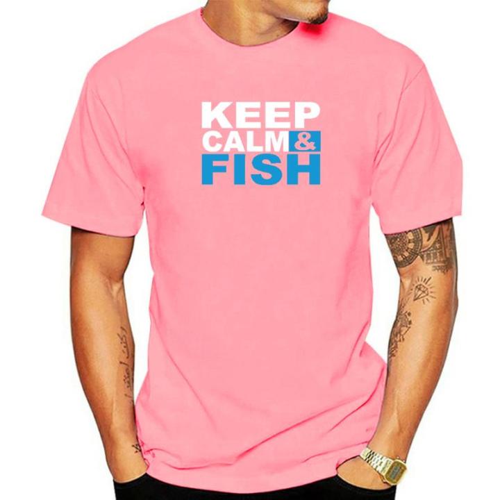 keep-calm-and-fish-funny-t-shirts-mens-oversized-cotton-tops-streetwear-tee-shirts-boys-casual-short-sleeve-tees