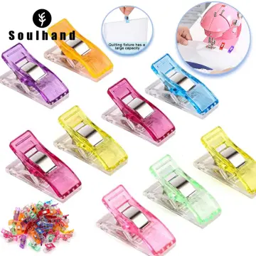 10Pcs Multipurpose Sewing Clips Colorful Binding Clips Plastic