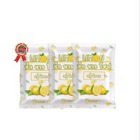 Lemon สบู่บักนาวโซบ สบู่ขัดผิว ผลัดเซลล์ผิวให้ดูกระจ่างใส  ตัวนี้จี๊ดสุด ขนาด100กรัม ( 3 ก้อน)