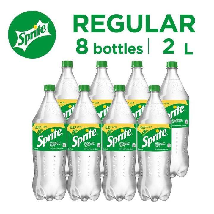 fiery sellyuxin10773 Sprite Regular 2L - Pack of 8 | Lazada PH