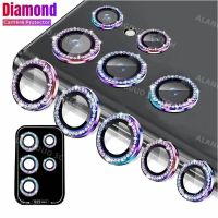 Diamond Camera Protector for Samsung Galaxy S23 Ultra Metal Lens Ring Tempered Glass on Samsung S23ultra Back Cover Cap