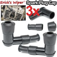 Ericks Wiper 90 Degree 3 Engine Motorcycle ATV Scooter Spark Plug Cap Resistor Cover 238155 For Honda Suzuki Yamaha Peugeot GY6