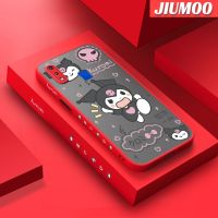 เคส JIUMOO สำหรับ VIVO Y91เคส Y95 Y91i พร้อมมีน้ำค้างแข็งโปร่งใสลายการ์ตูน Kuromi เคสขอบด้านข้างซิลิโคนรูปสี่เหลี่ยมเคสป้องกันกล้องดีไซน์ใหม่เคสมือถือกันกระแทก