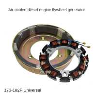 ชิ้นส่วนรถยนต์ Flywheel 170F 178F 186F 186FA 188F 192F สำหรับไฟฟ้าลูกสูบเดี่ยว Air-Cooled Diesel เครื่องยนต์และเครื่องกำเนิดไฟฟ้า