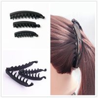 【CW】 2021 Hair Accessories Banana Clip for Environmental Abs Tines Crab Twist Pin 2 Pieces