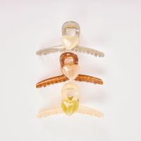 Signature  - Heart centered basic twist claw clip