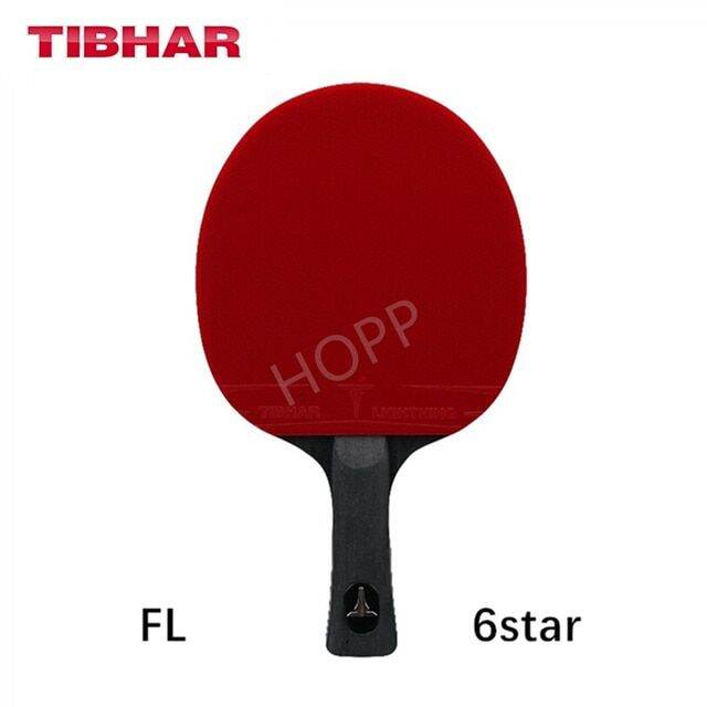 TIBHAR Table Tennis Racket 6/7/8/9 Star Sticky Ruer PimplesIn