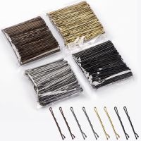 50Pcs Lady Bobby Pins Invisible Wave Hairgrip Barrette Hairclip/One-word Clip Simple Hairpin Bangs