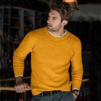 Long Sleeve Sweaters Men M L XL Autumn Winter Sweater Pullovers Jumper Mens O-Neck Solid Fashion Youth Teens Trend New myn5678