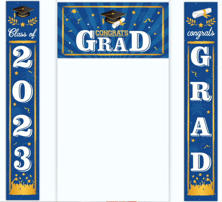 2023 Graduation Banner Banner college Graduation Party Decorations 2023 ...