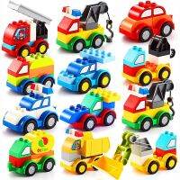 Car Building Blocks Create First Toy Cars Construction Truck Compatible Large Building Bricks VehicleSets for Boy Gift 2-5 Years Building Sets