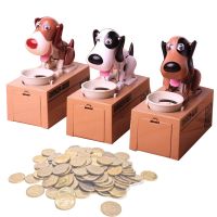 Automated Dog Piggy Bank Save Money Box Saving Money Pot Coin Box Can Electronic Piggy Bank Children Kids Birthday Gifts