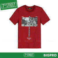 เสื้อยืด 7th Street แนวสตรีท รุ่น CLASSIC TOWN (แดงมารูน) CSC004 ของแท้