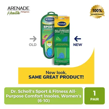 Dr. Scholl's Sport & Fitness All-Purpose Comfort Insoles, Women's, 1 Pair,  Trim to Fit Inserts