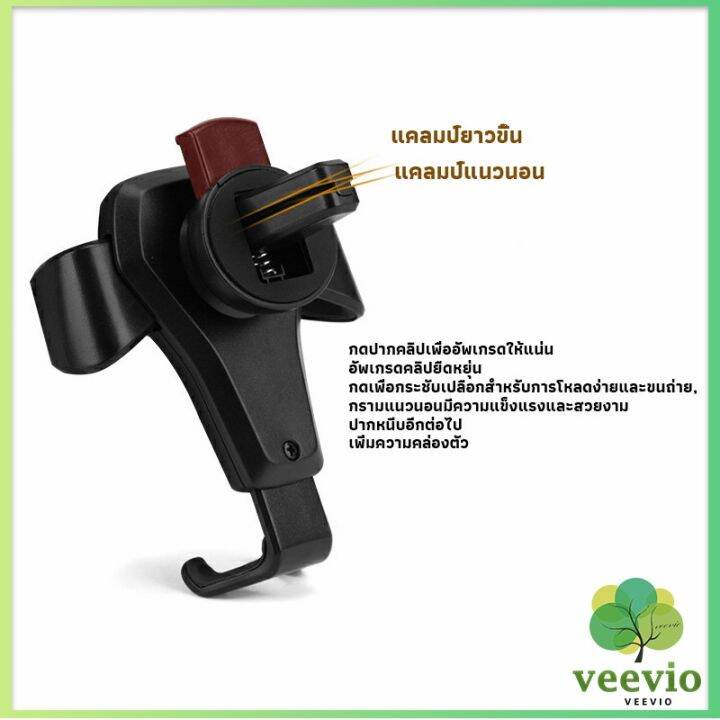 veevio-ที่ยึดมือถือในรถยนต์-สำหรับติดช่องแอร์ในรถยนต์-car-phone-holders