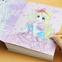 6Books Princess Coloring Book For Kids Girls Primary School Students 39; Graffiti Drawing Book For 3 10 Years Old