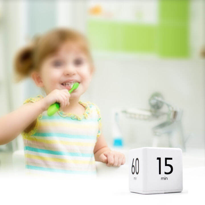 Cooking Timer 60 Minutes Save Power Digital Large Numbers Cube Timer