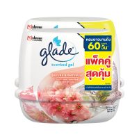 Glade Scented Gel Sakura 180g Twin Pack 2x180g เกลดเซ็นท์เต็ด เจลแพ็คคู่ กลิ่นซากุระ 180กรัม