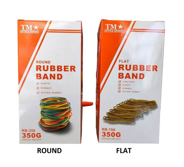 Rubberband 350 grams (almost half kg) ROUND / FLAT rubber band GOMA
