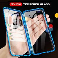 Double Sided Magnetic Phone Case For Honor V30 Full Phone Cover For Honor V30 Pro Front and Back Glass Cover For Honor V40 Case