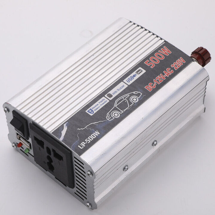 cod-อินเวอร์เตอร์-500w-car-power-inverter-500w-1000w-เครื่องแปลงไฟ-4usb-หม้อแปลงไฟ-12v-to-220v-อินเวอร์เตอร์-เครื่องแปลงไฟ