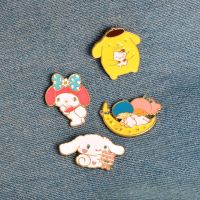 【CW】 The New Cartoon Dog pin /Rabbit/ Cat/ /Child Boy Metal Enamel Brooch Badge Jeans Decoration