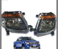 เสื้อไฟหน้า รุ่น ฟอร์ด เรนเจอร์ FORD RANGER โฉม T6 รุ่น ไวแทรก wildtrak โคมดำ ปี 2012 - 2014 ราคา1 คู่ ไม่รวมชุดหลอดไฟ ไฟเดิม**งานเทียบแท้** จบในร้านเดียว**จัดส่งไว