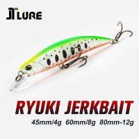 [HOT LIAXLLWISAAZH 534] Spearhead Ryuki 45วินาที/60วินาที/80วินาที/95วินาทีจมสร้อยล่อตกปลาโยกเยก Jerkbait ประดิษฐ์ฮาร์ดเหยื่อ JT9387