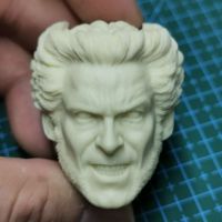 Unpainted 16 Scale Jackman Head Sculpt สำหรับ12นิ้ว Action Figure ตุ๊กตาภาพวาดออกกำลังกาย No.023