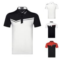 Tit golf Clothes Mens Clothing Breathable Non-Iron Short-Sleeved Outdoor Sportswear t-Shirt Jersey Summer