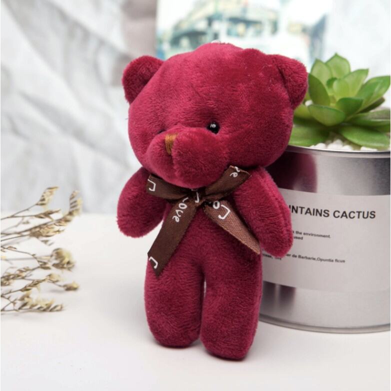 Mini Teddy Bear Dolls | Bear Plus Toys | Small Gift for Party Wedding Present | Pendant Cut Teddy Doll