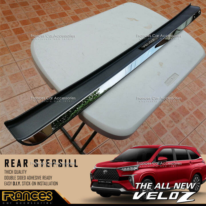Toyota Veloz 20222024 Rear Bumper Protector / Stepsill / Step Sill