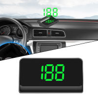 Universal Car HUD GPS Head Up Display Speedometer เครื่องวัดระยะทางรถ Digital Speed Replacement Kmh Green Head-Up Display