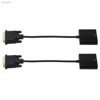 2X DVI to VGA Adapter Cable 1080P DVI-D to VGA Cable 24 1 25 Pin DVI Male to 15 Pin VGA Female Video Converter