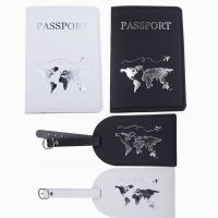 Travel Map Passport Cover Luggage Tag Couple Passport Cover Case set Letter Travel Holder Lovers Passport Cover CH39LT54
