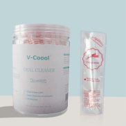 Gạc rơ lưỡi Vcool 2 đầu hộp 30 gói phân phối chính hãng Mon Kids Store
