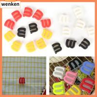 WENKEN 5pcs คุณภาพสูง ซิลิโคน สีสัน ไม้เทนนิส ตัวหน่วงการสั่นสะเทือน แดมเปอร์เทนนิส โช้คอัพ