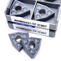 คุณภาพสูง WNMG080404 TF IC907 / IC908 WNMG080408 TF IC908 / IC907 Iscar CNC เครื่องมือกลึงภายนอกคาร์ไบด์แทรก