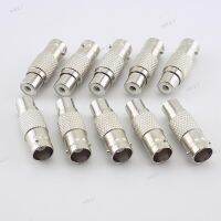 10pcs RCA Female to BNC Female Connector Audio Video Adapter for CCTV Camera Surveillance accessories 17TH