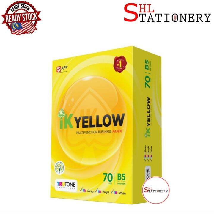 IK Yellow B5 Paper 70gsm 900 Sheets Kertas A4 Multifunction Business