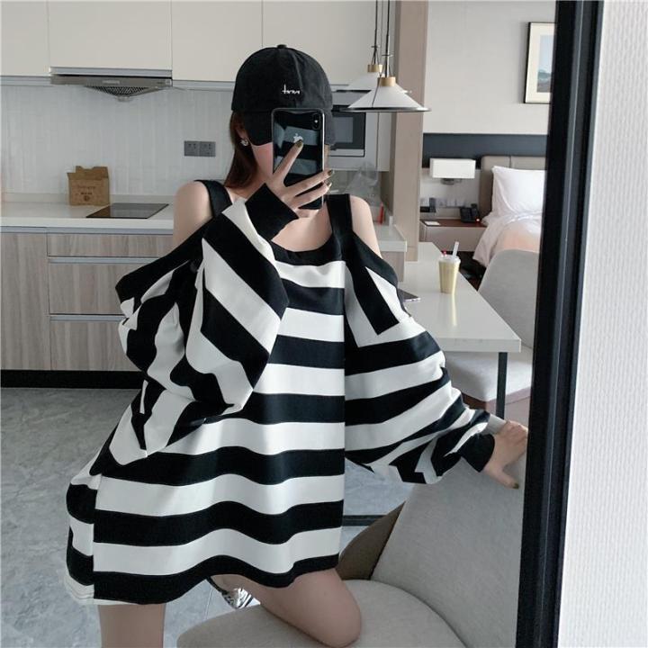 qweek-striped-sweatshirt-women-harajuku-gothic-hoodie-clothes-cotton-korean-long-sleeve-off-shoulder-kawaii-tops-oversize-kpop