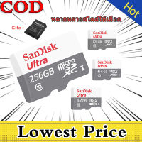 (ของแท้) Sandisk Ultra microSD Card SDXC Class10 ความจุ 32 GB 64GB 128 GB 256 GB ความเร็ว 100MB/s เมมโมรี่ การ์ด แซนดิส ใส่ กล้องวงจรปิด กล้องติดรถยนต์ กล้องหน้ารถ กล้องแอคชั่น เมมโมรี่การ์ด ไมโครเอสดี การ์ด การ์ดหน่วยความจำ