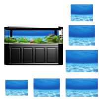 3D HD picture Fish Tank Aquarium Background Painting Landscape Sticker Poster Tank Underwater Ocean Backdrop Aquarium Decoration