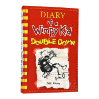 KIDs Diary 11 หนังสือบันทึกต้นฉบับของเด็กภาษาอังกฤษของwimpy KID 11: Double Down Jeff Kinney Jeff Kinney Kubao Diaryหนังสือนิทานภาษาอังกฤษสำหรับเด็กอายุ 7-12 ปีปกแข็ง