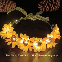 Prom Headwear And Headband Childrens Headband Holiday Accessories Sunflower Headwear Hawaiian Photo Accessories