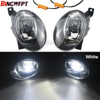 2ชิ้น9006ไฟตัดหมอกเลนส์ LED ไฟเดย์ไลท์หมอกกลางวัน DRL 30W 6000LM 12V สำหรับ Volkswagen VW Jetta Mk6 Tiguan Touran