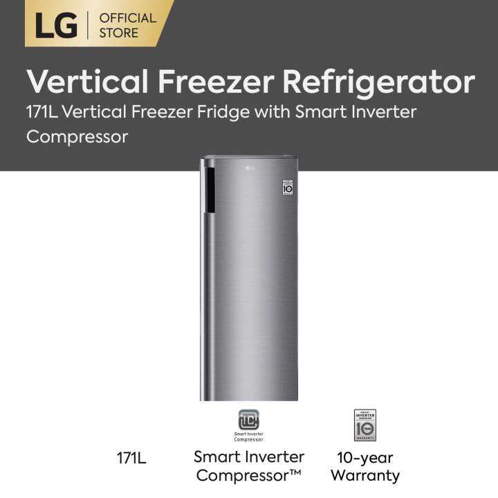 LG 171L Upright Freezer GN304SLBT with Smart Inverter Lazada